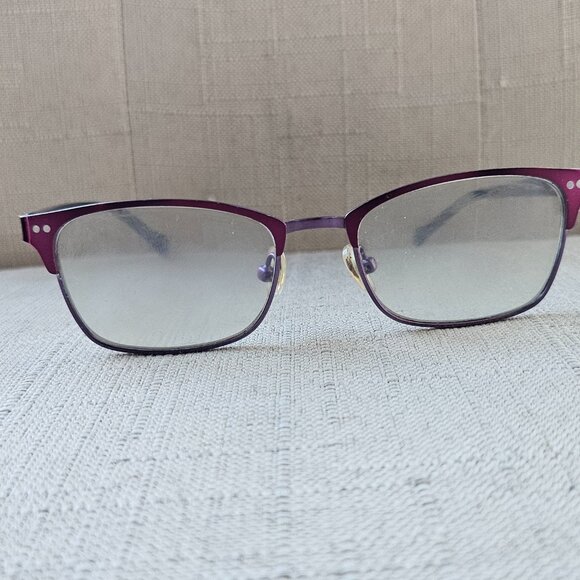 Vera Bradley Women Eyeglasses Frame Burgundy Tone Glasses Eye Wear 47[]16 125 - Picture 9 of 14